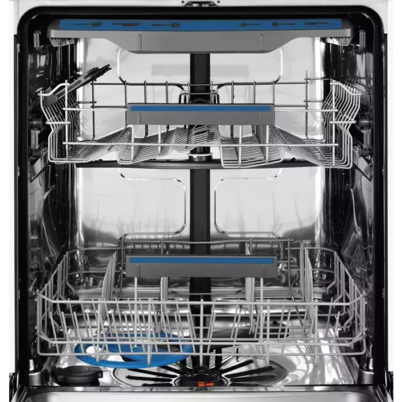 Indaplovė Electrolux EES848200L pilnai įmontuojama — 14 komplektų, 46 dB, AirDry, 8 programų, pilno dydžio 60 cm