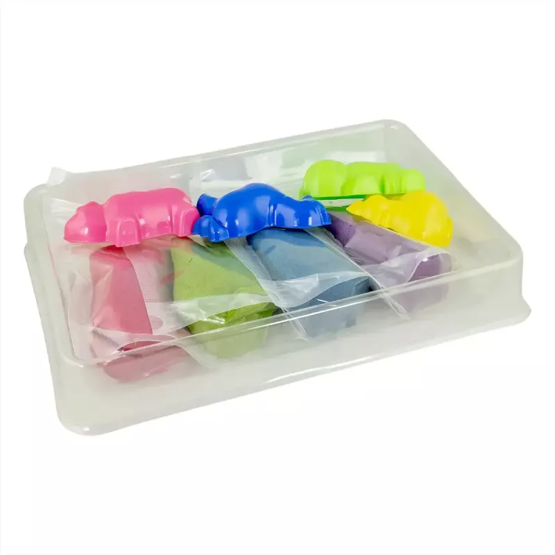 Vaikų kinetinis smėlis Tuban DYNAMIC SAND SET – ŪKIS Įvairiaspalvis