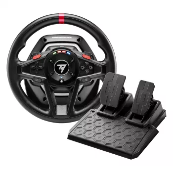Thrustmaster T128 Black USB vairas su pedalais Analogue PC, PlayStation 4, PlayStation 5