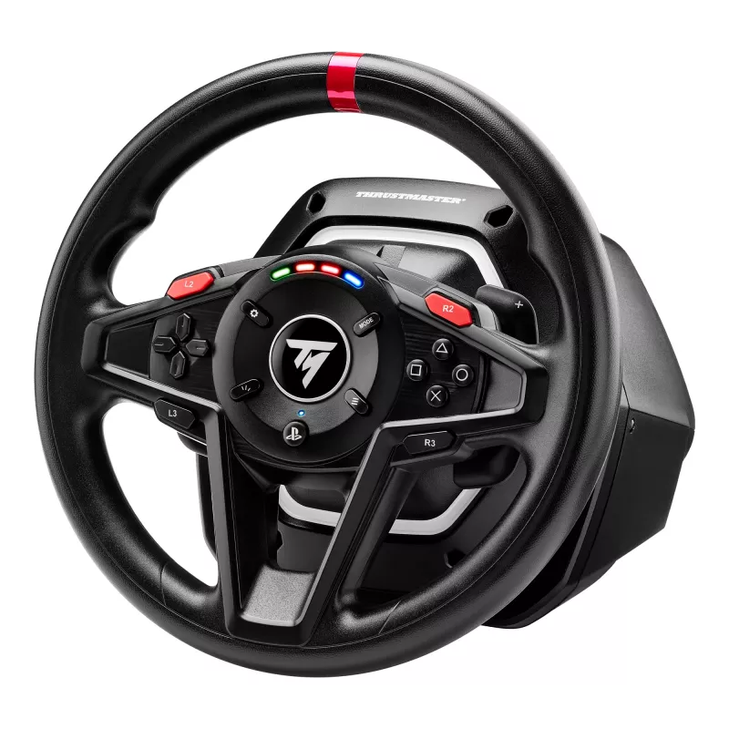 Thrustmaster T128 Black USB vairas su pedalais Analogue PC, PlayStation 4, PlayStation 5