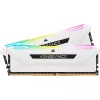CORSAIR Vengeance RGB Pro SL 32GB (2x16GB) DDR4 3200MHz C16 balta atminties rinkinys