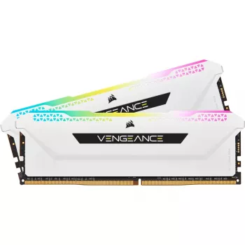 CORSAIR Vengeance RGB Pro SL 32GB (2x16GB) DDR4 3200MHz C16 balta atminties rinkinys