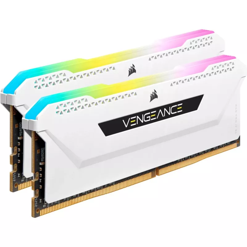 CORSAIR Vengeance RGB Pro SL 32GB (2x16GB) DDR4 3200MHz C16 balta atminties rinkinys