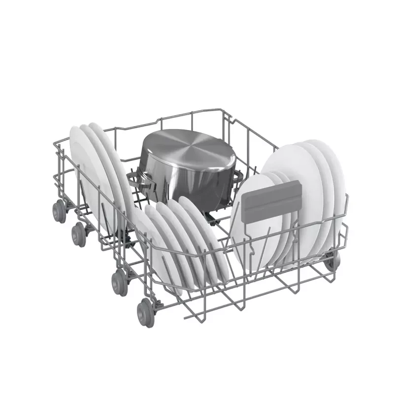 Siaurasis indaplovė Beko BDFS15020X, 10 komplektų, 45 cm, 47 dB, 5 programų, inverterinis variklis