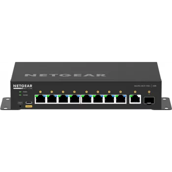Valdomas tinklo jungiklis NETGEAR GSM4210PD-100EUS 8x1G PoE+ 110W 1xSFP