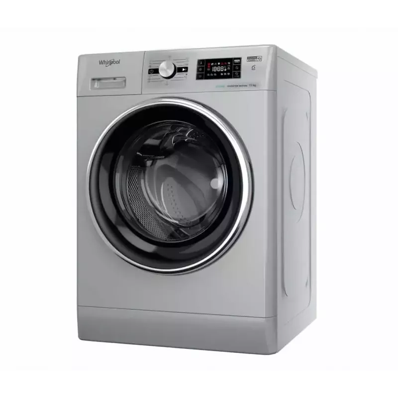 Skalbimo mašina Whirlpool AWG 1114SD, priekinė, 11 kg, 1400 aps./min., sidabrinė