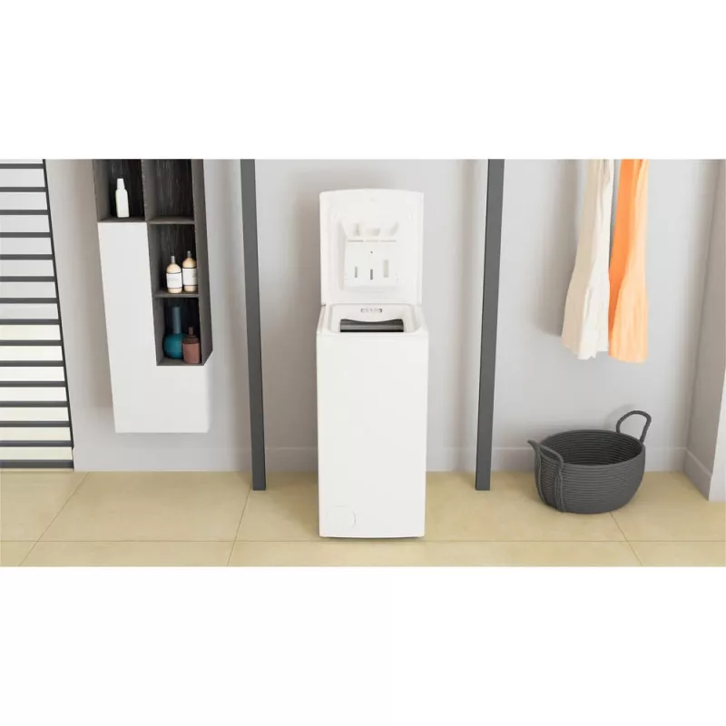 Whirlpool TDLR 6040L PL/N laisvai pastatoma viršutinio pakrovimo skalbimo mašina, 6 kg, 1000 aps./min., balta