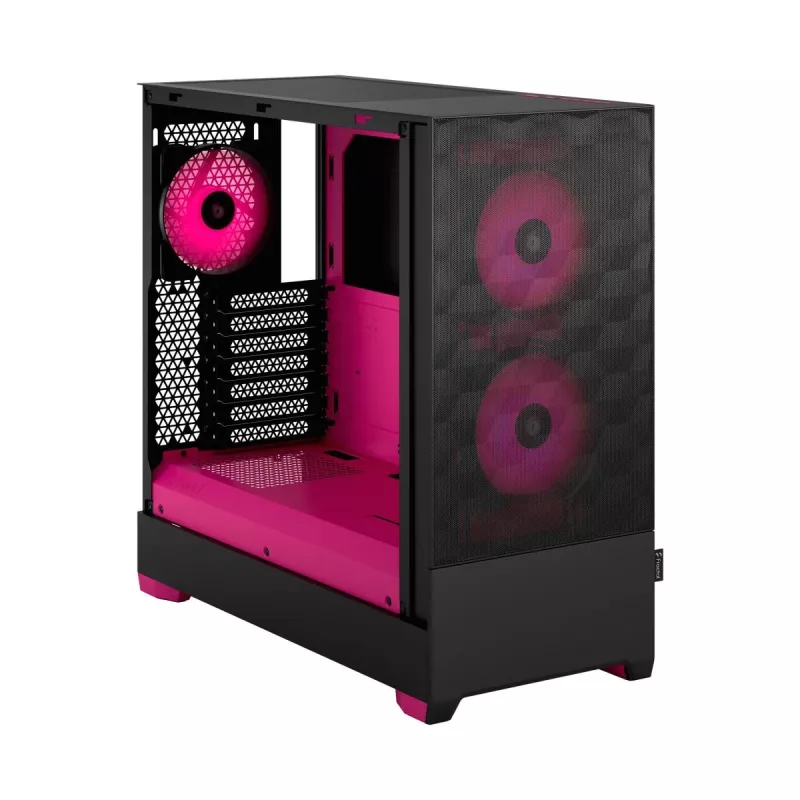 FRACTAL DESIGN Pop Air RGB Magenta Core TG Clear Tint korpusas