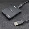 SSD dėklas QOLTEC 50313 Juodas – M.2 (22×80 / 22×110) PCIe ir SATA, USB Type-C (USB 2.0 / 3.2 Gen2)