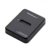 SSD dėklas QOLTEC 50313 Juodas – M.2 (22×80 / 22×110) PCIe ir SATA, USB Type-C (USB 2.0 / 3.2 Gen2)