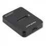 SSD dėklas QOLTEC 50313 Juodas – M.2 (22×80 / 22×110) PCIe ir SATA, USB Type-C (USB 2.0 / 3.2 Gen2)