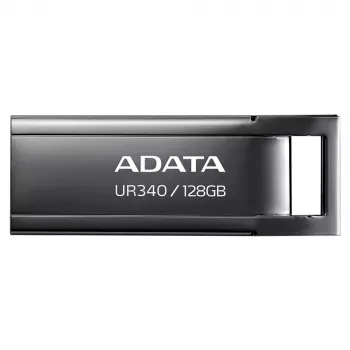 USB atmintukas ADATA UR340 128 GB USB Type-A 3.2 Gen 2, metalinis korpusas, juodas