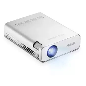 Nešiojamas projektorius ASUS ZenBeam E1R, 200 ANSI liumenų, LED, WVGA (854x480), sidabrinis