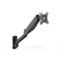 DIGITUS DA-90425 Sieninis laikiklis monitoriui su dujine spyruokle 17–32 colių, 9 kg, juodas