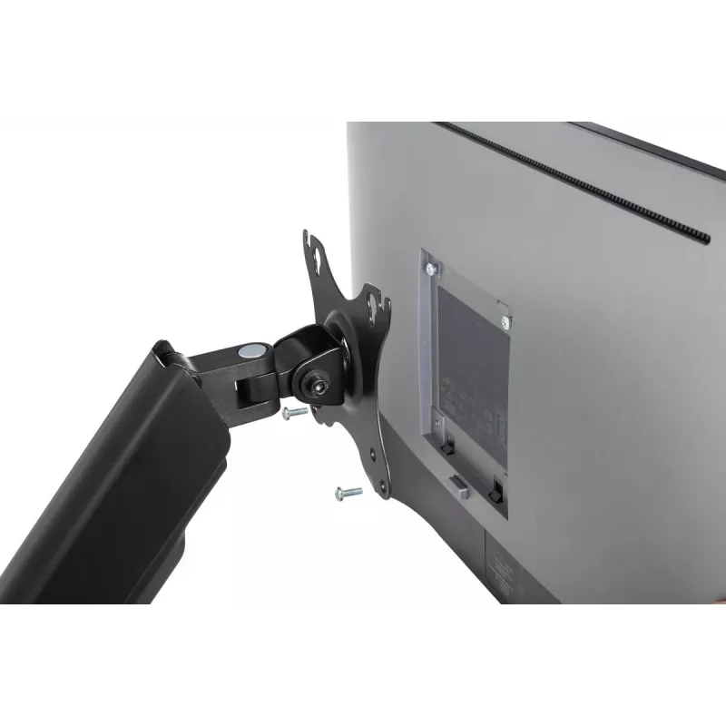DIGITUS DA-90425 Sieninis laikiklis monitoriui su dujine spyruokle 17–32 colių, 9 kg, juodas