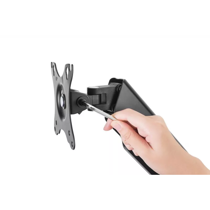 DIGITUS DA-90425 Sieninis laikiklis monitoriui su dujine spyruokle 17–32 colių, 9 kg, juodas
