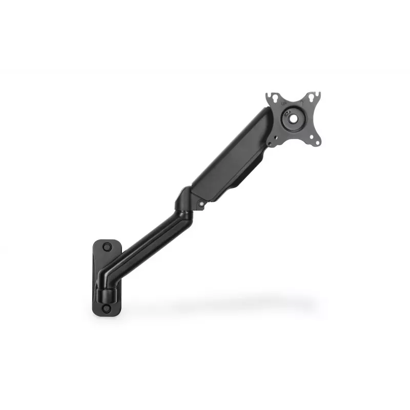 DIGITUS DA-90425 Sieninis laikiklis monitoriui su dujine spyruokle 17–32 colių, 9 kg, juodas