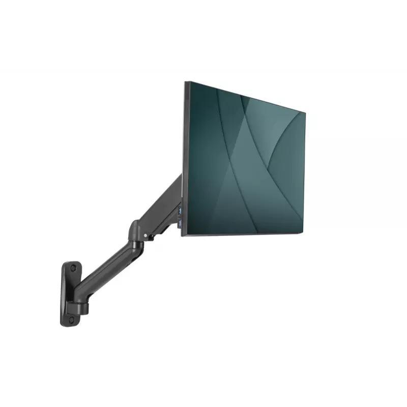 DIGITUS DA-90425 Sieninis laikiklis monitoriui su dujine spyruokle 17–32 colių, 9 kg, juodas