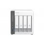 QNAP TS-433 NAS bokštinis ARM Cortex-A55 4 GB 0 TB QNAP QTS baltas