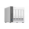 QNAP TS-433 NAS bokštinis ARM Cortex-A55 4 GB 0 TB QNAP QTS baltas