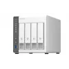 QNAP TS-433 NAS bokštinis ARM Cortex-A55 4 GB 0 TB QNAP QTS baltas