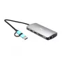 i-tec USB 3.0 USB-C/Thunderbolt 3x Ekranų Metal Nano Dock su LAN ir 100 W įkrovimu