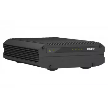 QNAP TS-I410X bokštinis NAS Intel Atom® x6425E 8 GB 0 TB QNAP QTS juodos spalvos