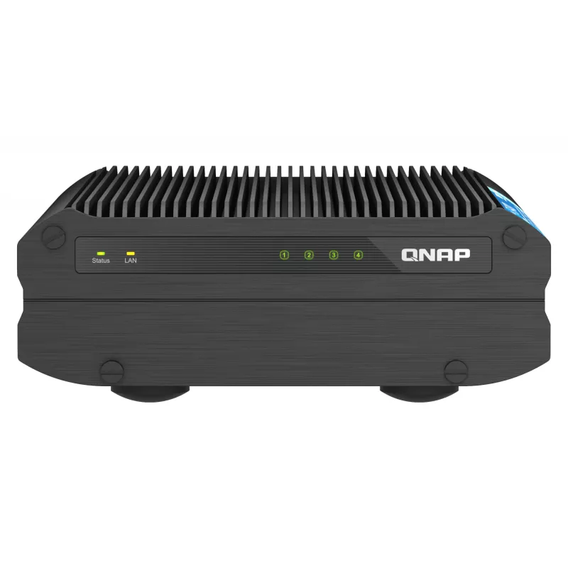 QNAP TS-I410X bokštinis NAS Intel Atom® x6425E 8 GB 0 TB QNAP QTS juodos spalvos