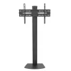 Grindinis TV stovas TECHLY ICA-TR27 32–55 colių (81.3–139.7 cm), VESA 100x100–600x400, pakreipimas -15–0°, maks. apkrova 40 kg, juodas