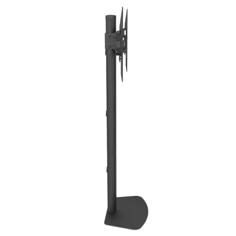 Grindinis TV stovas TECHLY ICA-TR27 32–55 colių (81.3–139.7 cm), VESA 100x100–600x400, pakreipimas -15–0°, maks. apkrova 40 kg, juodas
