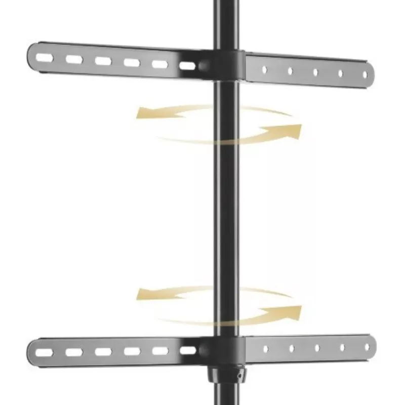 Grindinis TV stovas TECHLY ICA-TR18SAM 45–65 colių (114,3–165,1 cm), VESA 200x200–600x400, talpa 32 kg, riešutas