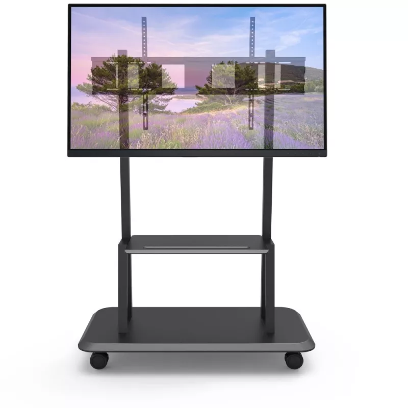 Porterinis grindinis stovas TECHLY Signage Display Mount ICA-TR31, 55–120 colių ekranams, VESA 1200x600, max apkrova 150 kg, juodas