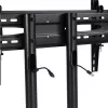 Grindinis stovas TECHLY ICA-TR16T 37″–70″ ekranams, VESA 200×200–600×400, iki 50 kg, aukščio reguliavimas, ratukai, pakreipimas ±10° (juodas)