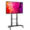 Techly Plieninis Mobilus Stovas TV nuo 60'' iki 100'' su Reguliuojamu Aukščiu
