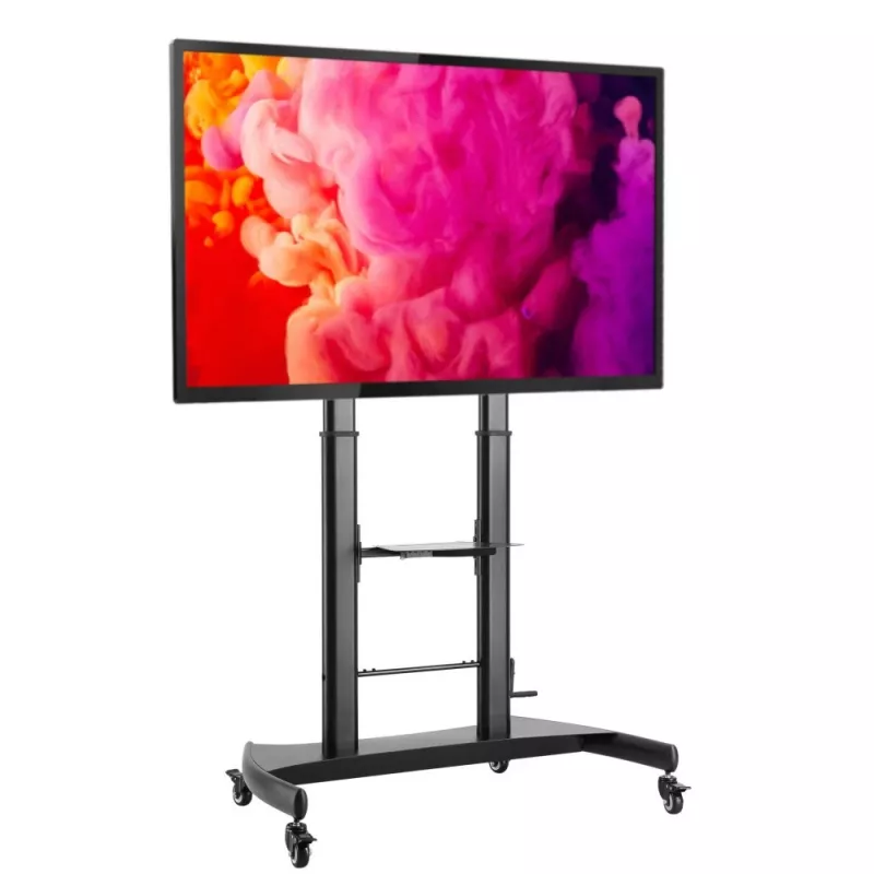 Techly Plieninis Mobilus Stovas TV nuo 60'' iki 100'' su Reguliuojamu Aukščiu