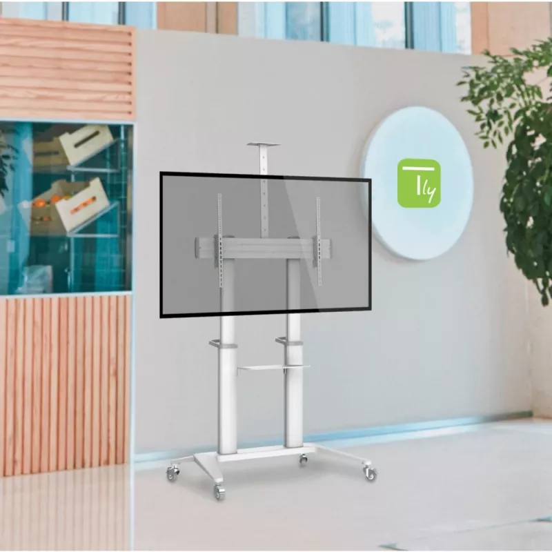 Mobilus multimedijos stovas TECHLY ICA-TR49W baltas