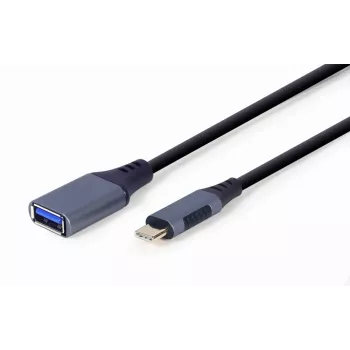 GEMBIRD USB 3.0 OTG laidas Type-C į USB Type-A (CM/AF), kosminė pilka