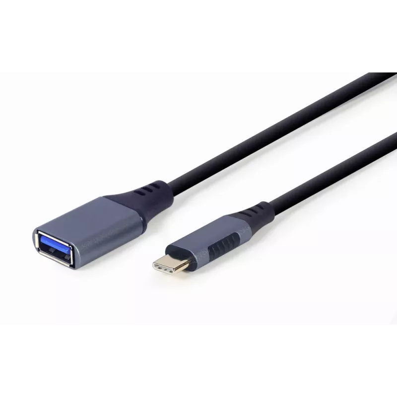GEMBIRD USB 3.0 OTG laidas Type-C į USB Type-A (CM/AF), kosminė pilka