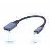 GEMBIRD USB 3.0 OTG laidas Type-C į USB Type-A (CM/AF), kosminė pilka