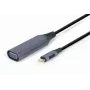 GEMBIRD USB Type-C į VGA adapteris, 15 cm, kosminė pilka