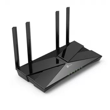 TP-Link AX1800 dviejų juostų Wi-Fi 6 maršrutizatorius, 802.11ax, 2,4 GHz / 5 GHz, Gigabit Ethernet, juodas