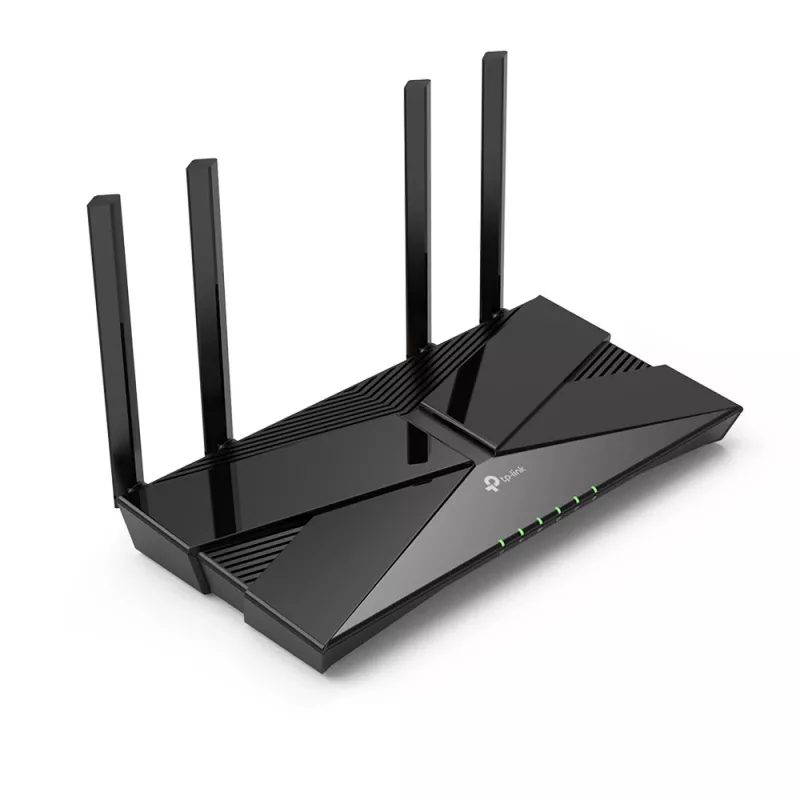TP-Link AX1800 dviejų juostų Wi-Fi 6 maršrutizatorius, 802.11ax, 2,4 GHz / 5 GHz, Gigabit Ethernet, juodas