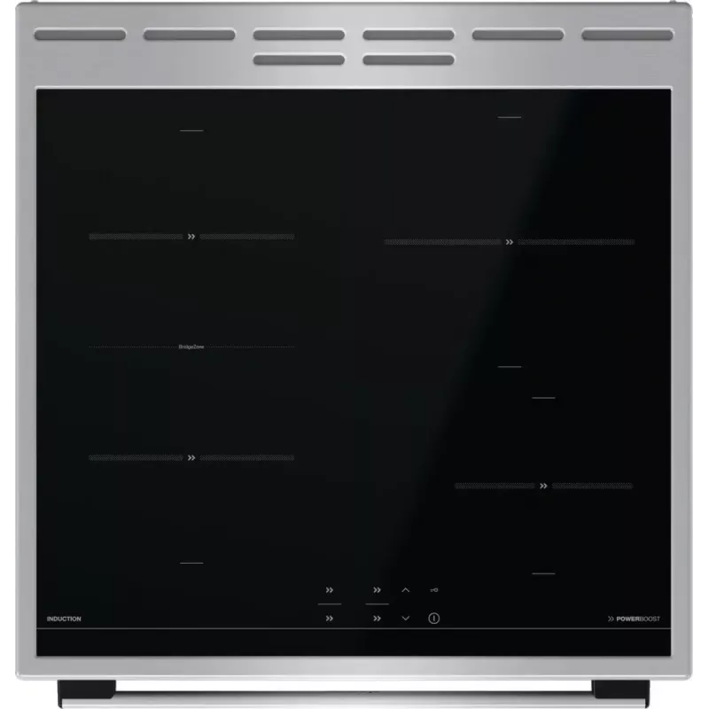 Laisvai pastatoma viryklė Gorenje GEIT6C60XPG su indukcine kaitlente, 4 zonos