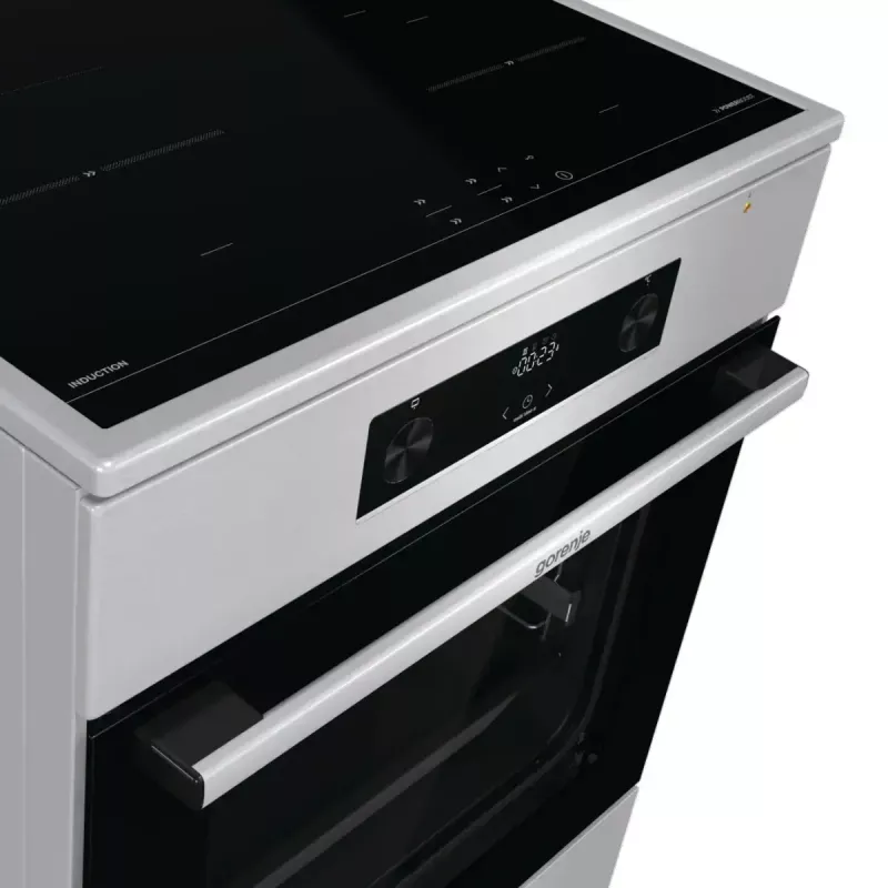 Laisvai pastatoma viryklė Gorenje GEIT6C60XPG su indukcine kaitlente, 4 zonos