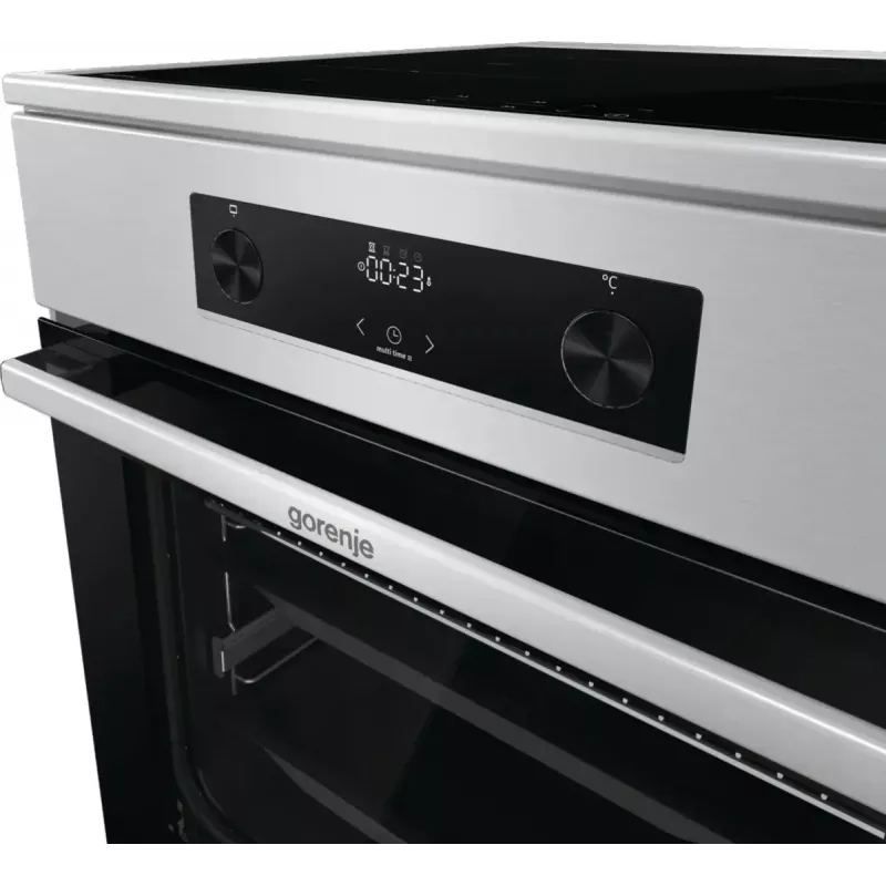 Laisvai pastatoma viryklė Gorenje GEIT6C60XPG su indukcine kaitlente, 4 zonos