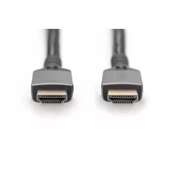 DIGITUS 8K PREMIUM HDMI 2.1 jungiamasis kabelis, aliuminio korpusas, auksuoti kontaktai, palaiko 8K/60Hz, 1 m