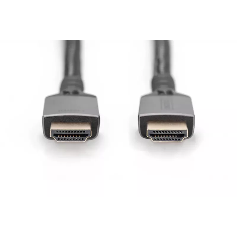 DIGITUS 8K PREMIUM HDMI 2.1 jungiamasis kabelis, aliuminio korpusas, auksuoti kontaktai, palaiko 8K/60Hz, 1 m