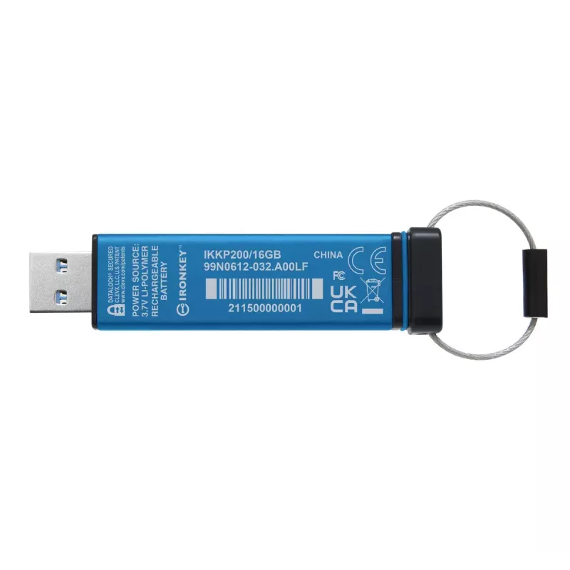USB atmintukas Kingston 16GB USB Type-A IronKey Keypad 200