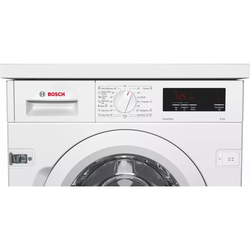 Bosch Serie 6 WIW24342EU įmontuojama skalbimo mašina 8 kg 1200 aps./min balta