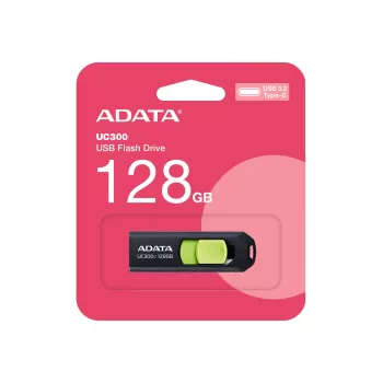 ADATA ACHO-UC300-128G-RNB USB atmintukas 128 GB USB Type-C 3.2 Gen 1 juodas